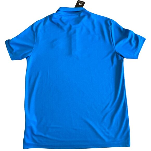 Pebble Beach Golf Men's Performance Polo by Adidas Bright Blue Size L NWT - Picture 3 of 6